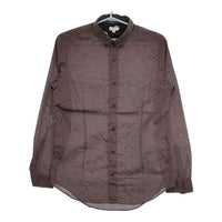 Paul Smith ドット柄  ボタンダウン コットン 213272 377L 長袖シャツ ブラウン系 メンズ ポール・スミス【中古】5-0705M∞