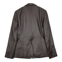 PAUL SMITH COLLECTION 新品 ラムレザー 羊革 テーラードジャケット ブラウン メンズ ポールスミスコレクション【中古】5-1009T∞