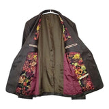 PAUL SMITH COLLECTION 新品 ラムレザー 羊革 テーラードジャケット ブラウン メンズ ポールスミスコレクション【中古】5-1009T∞