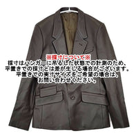 PAUL SMITH COLLECTION 新品 ラムレザー 羊革 テーラードジャケット ブラウン メンズ ポールスミスコレクション【中古】5-1009T∞
