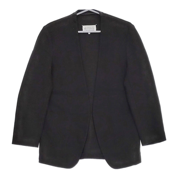 MAISON MARGIELA ノーカラー ミラノリブ S30BN0395 S23096 サイズ44 ノーカラージャケット ブラック メンズ メゾンマルジェラ【中古】5-0511M♪
