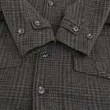 Needles Car Coat Wool Glen Plaid 定価86900円 pu097 サイズS コート 24AW ブラウン メンズ ニードルス【中古】5-0912T♪