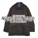 Needles Car Coat Wool Glen Plaid 定価86900円 pu097 サイズS コート 24AW ブラウン メンズ ニードルス【中古】5-0912T♪