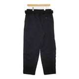 WIRROW Cavalry Twill Belted Pants 定価47300円 112317-224 サイズ2 ウール パンツ 24AW ブラック メンズ ウィロウ【中古】5-0905T♪