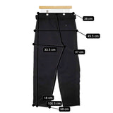 WIRROW Cavalry Twill Belted Pants 定価47300円 112317-224 サイズ2 ウール パンツ 24AW ブラック メンズ ウィロウ【中古】5-0905T♪