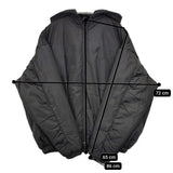 GABRIELA COLL GARMENTS No.229 LIMONTA PUFFER HOODED JACKET Black 定価173800円 リモンタナイロン 中綿 ジャケット 24AW ブラック レディース ガブリエラコールガーメンツ【中古】5-0914T△