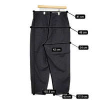 Dulcamara 2タックパンツ よそいき ウール パンツ ブラック ユニセックス ドゥルカマラ【中古】5-1009T∞