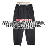 Dulcamara 2タックパンツ よそいき ウール パンツ ブラック ユニセックス ドゥルカマラ【中古】5-1009T∞