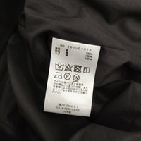 COMOLI リネンWクロスジップブルゾン 定価90200円 Z01-01019 サイズ3 ブルゾン 24SS ブラック メンズ コモリ【中古】5-0429M♪