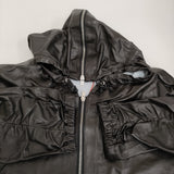 barbell object 新品 JOHN別注 faker jkt レザージャケット 定価143000円 羊革 24AW ブラック メンズ バーベルオブジェクト【中古】5-0912T♪#