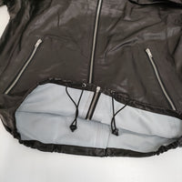 barbell object 新品 JOHN別注 faker jkt レザージャケット 定価143000円 羊革 24AW ブラック メンズ バーベルオブジェクト【中古】5-0912T♪#