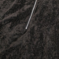 barbell object バーベルオブジェクト 新品 john別注velveteen zip po ベロアハーフジップ 長袖シャツ 24SS ブラック メンズ【中古】5-0523M♪#