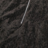 barbell object バーベルオブジェクト 新品 john別注velveteen zip po ベロアハーフジップ 長袖シャツ 24SS ブラック メンズ【中古】5-0523M♪#