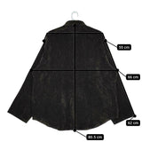 barbell object バーベルオブジェクト 新品 john別注velveteen zip po ベロアハーフジップ 長袖シャツ 24SS ブラック メンズ【中古】5-0523M♪#