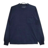 LOS ANGELES APPAREL/SHIPS any 別注 ポケット 8.5oz 長袖Ｔシャツ カットソー ロンＴ ネイビー メンズ ロサンゼルスアパレル/シップスエニィ【中古】5-0705M∞