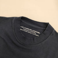 LOS ANGELES APPAREL/SHIPS any 別注 ポケット 8.5oz 長袖Ｔシャツ カットソー ロンＴ ネイビー メンズ ロサンゼルスアパレル/シップスエニィ【中古】5-0705M∞