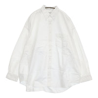 Graphpaper Oversized B.D.Shirt 定価22000円 GM-241-50021B 長袖シャツ 24SS ホワイト メンズ グラフペーパー【中古】5-0805M♪