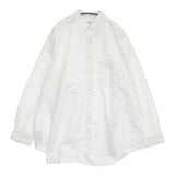 Graphpaper Oversized B.D.Shirt 定価22000円 GM-241-50021B 長袖シャツ 24SS ホワイト メンズ グラフペーパー【中古】5-0805M♪