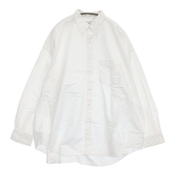 Graphpaper Oversized B.D.Shirt 定価22000円 GM-241-50021B 長袖シャツ 24SS ホワイト メンズ グラフペーパー【中古】5-0805M♪