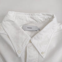 Graphpaper Oversized B.D.Shirt 定価22000円 GM-241-50021B 長袖シャツ 24SS ホワイト メンズ グラフペーパー【中古】5-0805M♪