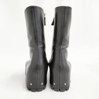 JIL SANDER + Side Zip Ankle Boot 定価254100円 サイズ42 J50WU0020/P4942 ブーツ 24AW ブラック メンズ ジルサンダー【中古】5-0514T♪