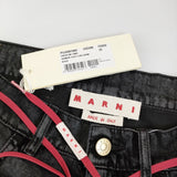 MARNI GARMENT DYED FLOCK DENIM PUJU0019A0 USCV98 サイズ28 デニムパンツ 24SS ブラック メンズ マルニ【中古】5-0429G♪