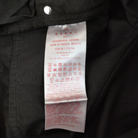 MARNI GARMENT DYED FLOCK DENIM PUJU0019A0 USCV98 サイズ28 デニムパンツ 24SS ブラック メンズ マルニ【中古】5-0429G♪