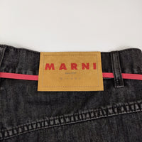 MARNI GARMENT DYED FLOCK DENIM PUJU0019A0 USCV98 サイズ28 デニムパンツ 24SS ブラック メンズ マルニ【中古】5-0429G♪