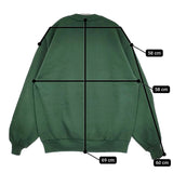 JERZEES ジャージーズ 新品 90S デッドストック USA製 サイズL 90年代 裏起毛 クルーネック スウェット グリーン メンズ【中古】5-0805T♪