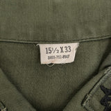 US.ARMY 70's ユーティリティシャツ 70年代 15 1/2 X33 長袖シャツ カーキ メンズ ユーエスアーミー/アメリカ軍【中古】5-0805M♪