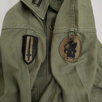 US.ARMY 70's ユーティリティシャツ 70年代 15 1/2 X33 長袖シャツ カーキ メンズ ユーエスアーミー/アメリカ軍【中古】5-0805M♪