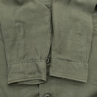 US.ARMY 70's ユーティリティシャツ 70年代 15 1/2 X33 長袖シャツ カーキ メンズ ユーエスアーミー/アメリカ軍【中古】5-0805M♪