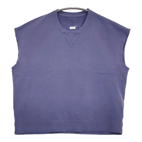 VISVIM MONDO SWEAT S/L DMGD (U.D.) 0124105010023 ノースリーブ スウェット 24SS ブルー メンズ ビズビム/ヴィズヴィム【中古】5-0713S♪