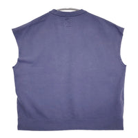 VISVIM MONDO SWEAT S/L DMGD (U.D.) 0124105010023 ノースリーブ スウェット 24SS ブルー メンズ ビズビム/ヴィズヴィム【中古】5-0713S♪