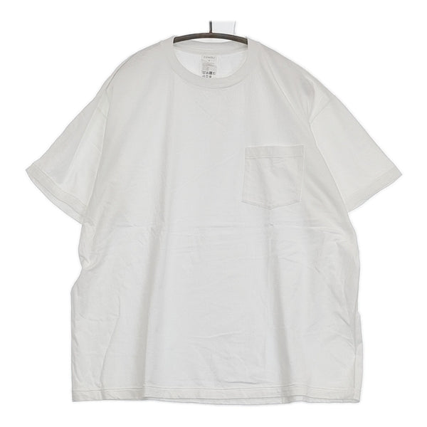COMOLI 新品 サープラスTシャツ Z01-05017 サイズ4 定価13200円 半袖Ｔシャツ カットソー 24SS ホワイト メンズ コモリ【中古】5-0713S♪