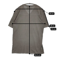 Maison Martin Margiela ここのえ時代 Vネック 半袖Ｔシャツ カットソー グレー メンズ メゾンマルタンマルジェラ【中古】5-0713S♪