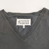 Maison Martin Margiela Vネック 染め サイズ44 半袖Ｔシャツ カットソー グレー メンズ メゾンマルタンマルジェラ【中古】5-0713S♪