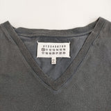 Maison Martin Margiela Vネック 染め サイズ44 半袖Ｔシャツ カットソー グレー メンズ メゾンマルタンマルジェラ【中古】5-0713S♪