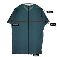 JIL SANDER 709002 MF245008 サイズM Vネック 半袖Ｔシャツ カットソー ダークグリーン メンズ ジルサンダー【中古】5-0713S♪