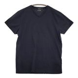 JIL SANDER jsmg706006mg24730852 サイズM 無地 Vネック 半袖Ｔシャツ カットソー ネイビー メンズ ジルサンダー【中古】5-0713S♪