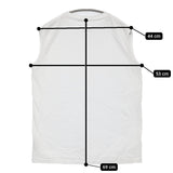 BATONER MERIYASU NO SLEEVE コットン ノースリーブ サイズ2 BN-24SM-062 定価9900円 カットソー 24SS ホワイト メンズ バトナー【中古】5-0704S♪