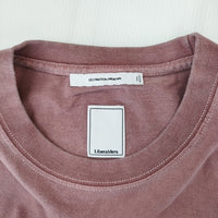 Liberaiders Destination Unknown サイズM ロゴプリント 半袖Ｔシャツ カットソー ピンク メンズ リベレイダース【中古】5-0704S♪