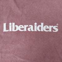 Liberaiders Destination Unknown サイズM ロゴプリント 半袖Ｔシャツ カットソー ピンク メンズ リベレイダース【中古】5-0704S♪