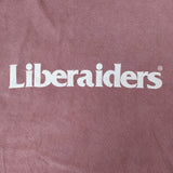 Liberaiders Destination Unknown サイズM ロゴプリント 半袖Ｔシャツ カットソー ピンク メンズ リベレイダース【中古】5-0704S♪