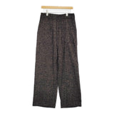 YOKE 新品 TWEED WIDE-LEG BAKER PANTS 定価50600円 YK24FW0728P サイズ2 ツイードワイド パンツ 24AW ブラック メンズ ヨーク【中古】5-1008T♪