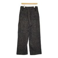 YOKE 新品 TWEED WIDE-LEG BAKER PANTS 定価50600円 YK24FW0728P サイズ2 ツイードワイド パンツ 24AW ブラック メンズ ヨーク【中古】5-1008T♪