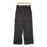 YOKE 新品 TWEED WIDE-LEG BAKER PANTS 定価50600円 YK24FW0728P サイズ2 ツイードワイド パンツ 24AW ブラック メンズ ヨーク【中古】5-1008T♪