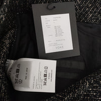 YOKE 新品 TWEED WIDE-LEG BAKER PANTS 定価50600円 YK24FW0728P サイズ2 ツイードワイド パンツ 24AW ブラック メンズ ヨーク【中古】5-1008T♪