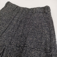 YOKE 新品 TWEED WIDE-LEG BAKER PANTS 定価50600円 YK24FW0728P サイズ2 ツイードワイド パンツ 24AW ブラック メンズ ヨーク【中古】5-1008T♪