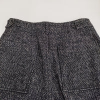 YOKE 新品 TWEED WIDE-LEG BAKER PANTS 定価50600円 YK24FW0728P サイズ2 ツイードワイド パンツ 24AW ブラック メンズ ヨーク【中古】5-1008T♪